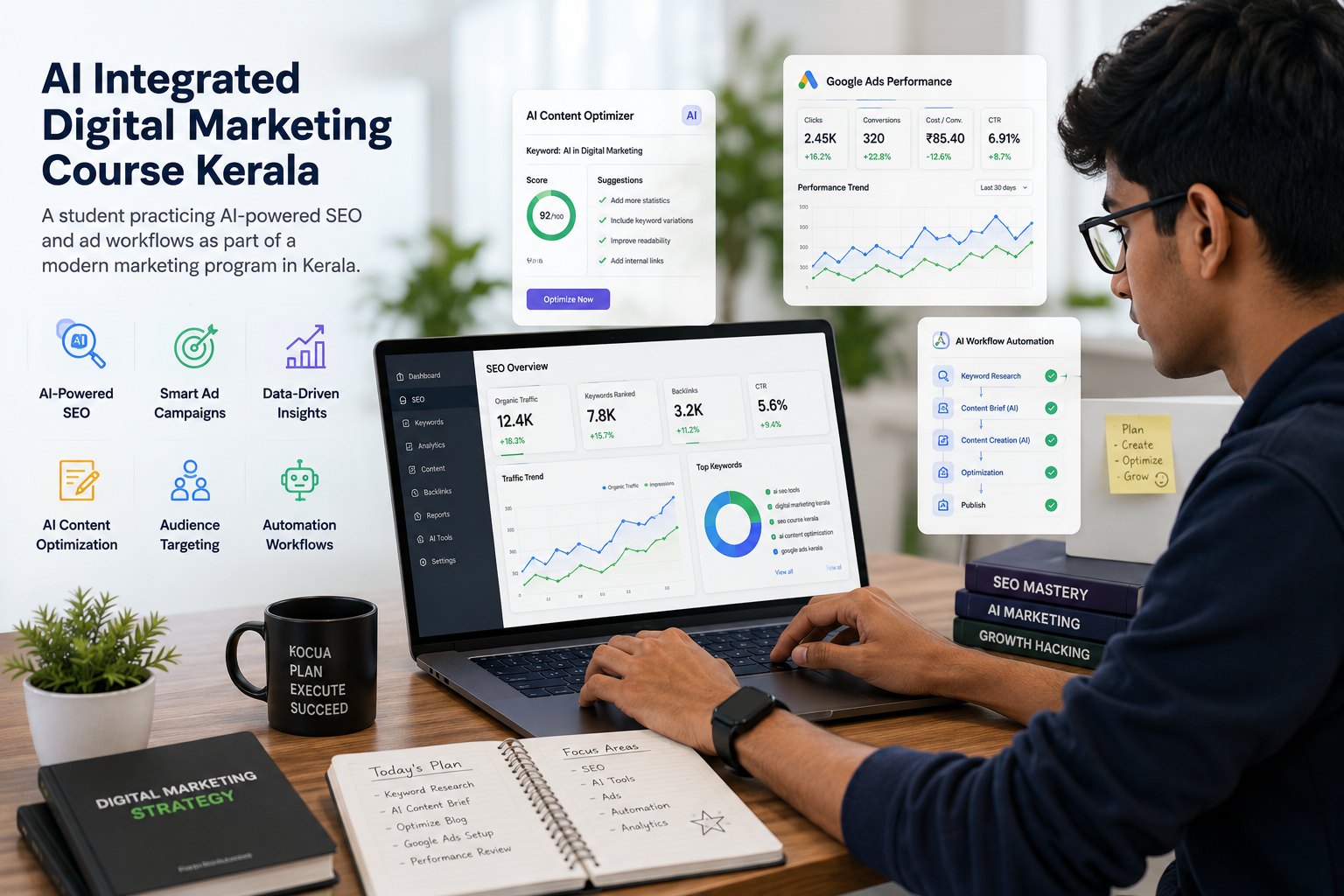 AI integrated digital marketing course Kerala businesses using AI tools